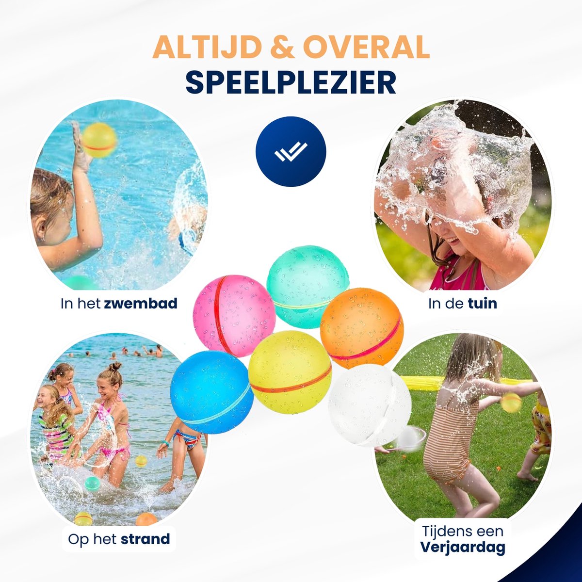 CaptainXL Waterballonnen - Herbruikbare Waterballonnen - Zelfsluitend Waterballonnen - Waterspeelgoed - Waterspeelgoed voor Buiten - Speelgoed - Duurzaam - 16 Stuks — afbeelding 9