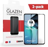 2-pack BMAX Screenprotectors geschikt voor Moto G72 - Van gehard glas - Samsung screenprotectors - Telefoonaccessoires - Telefonie & Accessoires - Beschermglas - Glazen screenprotectors