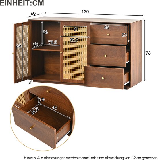 Met lades - Witte - 6 laden - Dressoir kopen? | Korting tot 26