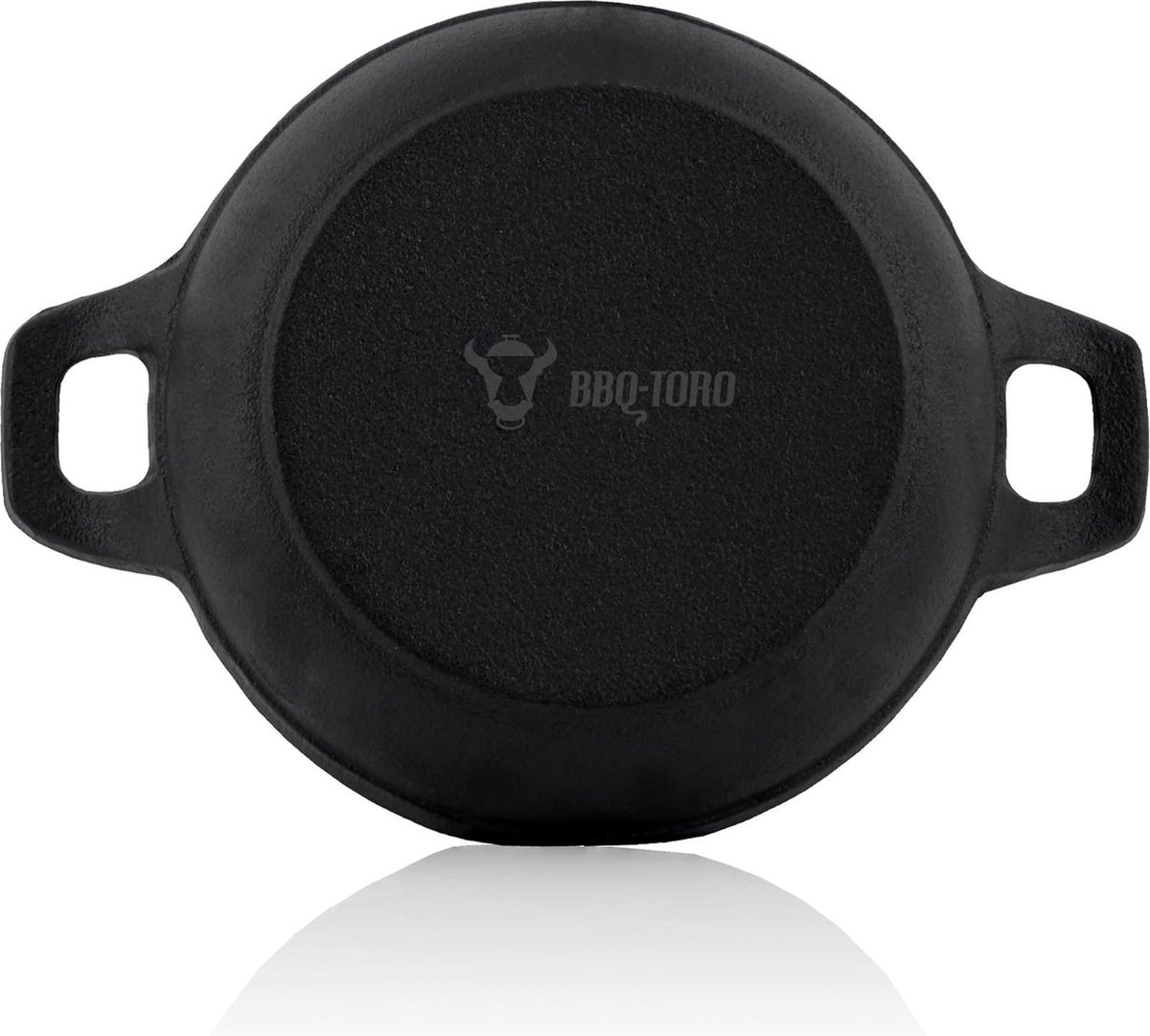 Lot De 6 Poêlons En Fonte BBQ-Toro - Diamètre 13 Cm, Pré-cuits, Pour Barbecue, Four, Feu De Camp