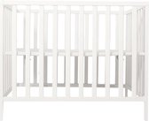 Prénatal baby box met platte spijlen - Baby box - White - Afmeting buitenmaat: 100x75 cm