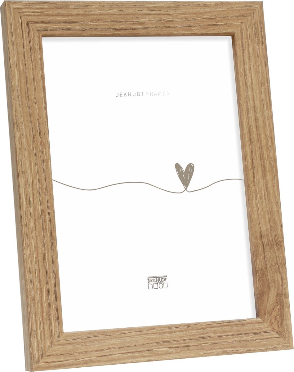 Deknudt Frames fotolijst - S45SH2 - houtkleur - fotomaat: 20x30 cm donker bruin