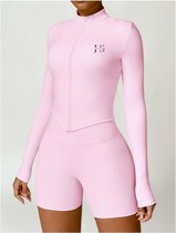 June Spring - Sport Vest - Maat: XL/Extra Large – Roze : Zwart - SUMMER COLLECTION - Duurzame Kwaliteit - Flexibel - Comfortabel - Sportvest voor vrouwen