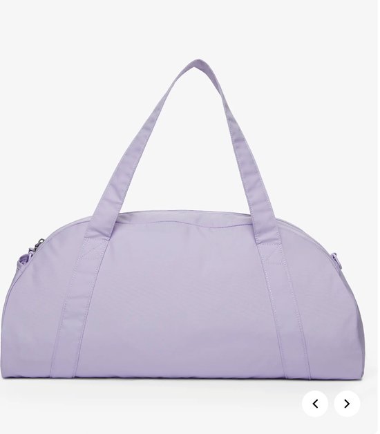 purple nike holdall