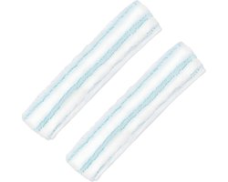 2x Vervangingsdoek geschikt voor Leifheit Window Washer M Raamwasser inwasser raamwisser overtrek