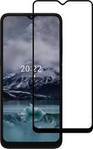 Smartphonica Screenprotector Geschikt voor Nokia G11 - Full Cover Tempered Glass - Gehard glas Geschikt voor Nokia G11 geschikt voor Nokia G11