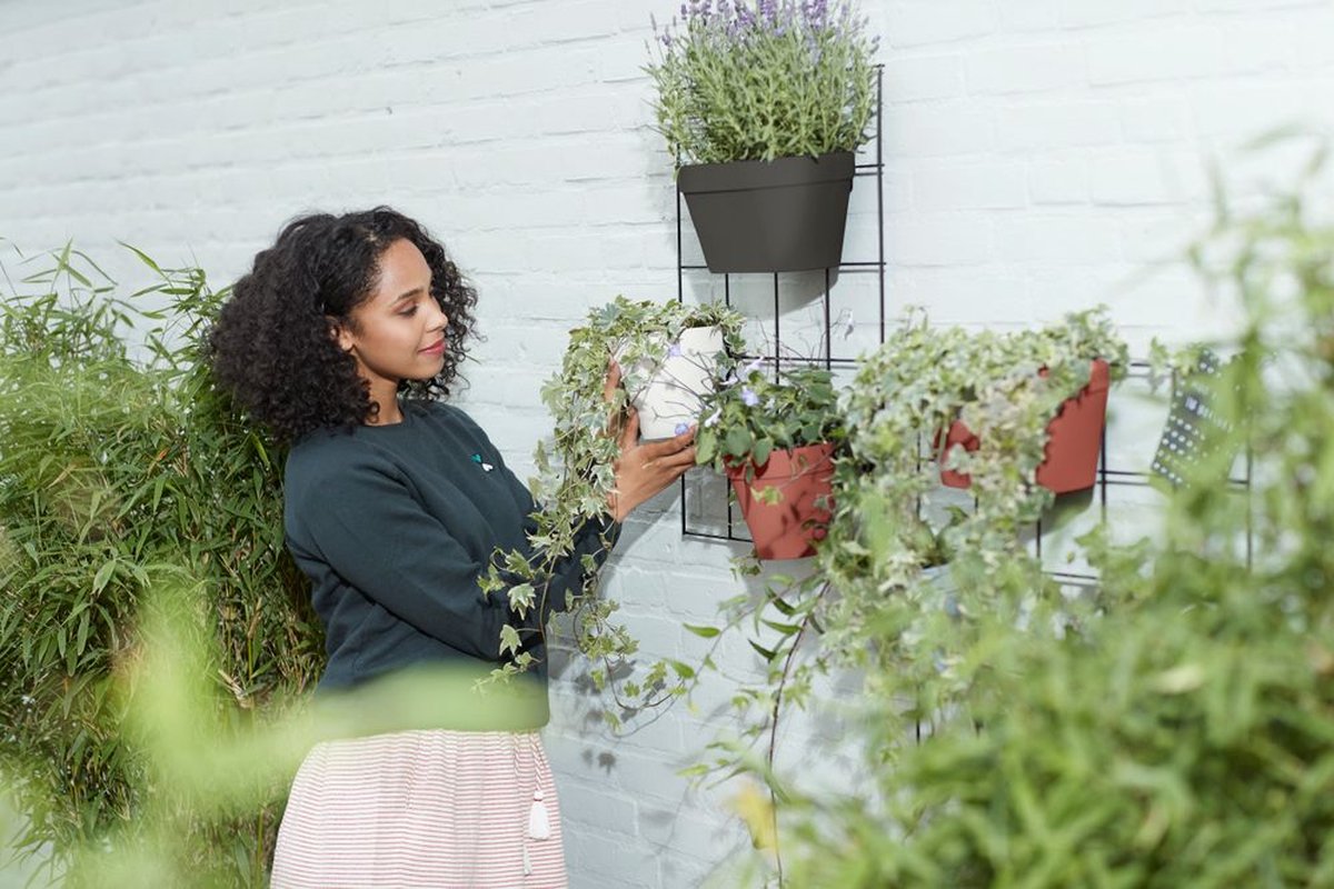 Elho Loft Urban Green Wall Pot Single 15 - Pot de fleurs pour l'extérieur
