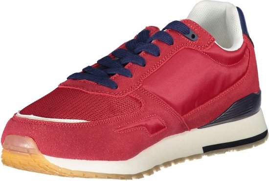 Bedrukte Vetersneaker Met Contrasterende Details