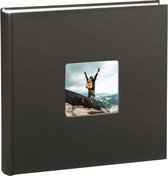 Jumbo Fine Art Fotoalbum, Xxl-Album, 30 X 30, 100 Witte Pagina'S Voor Maximaal 400 Foto'S In Fotoformaat, 10 X 15 cm, Zwart