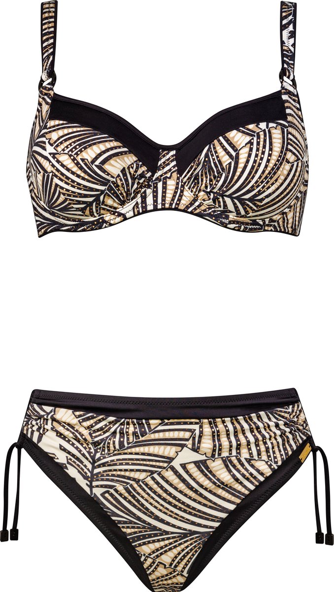 Charmline Golden Reflection Bikini Zwart 40 B
