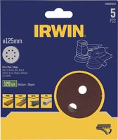IRWIN Schuurschijven excentrisch diameter 125mm met klittenband, K120