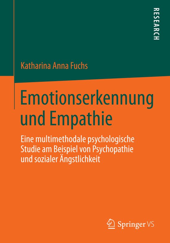 Emotionserkennung und Empathie - cover