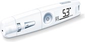 Beurer GL 50 Pure White mmol/l Bloedsuikermeter - Bloedglucosemeter - Geïntegreerde prikhulp - Incl. 10 test strips, 5 lancetten, batterijen en etui - USB - App beurer HealthManager Pro - 5 Jaar garantie