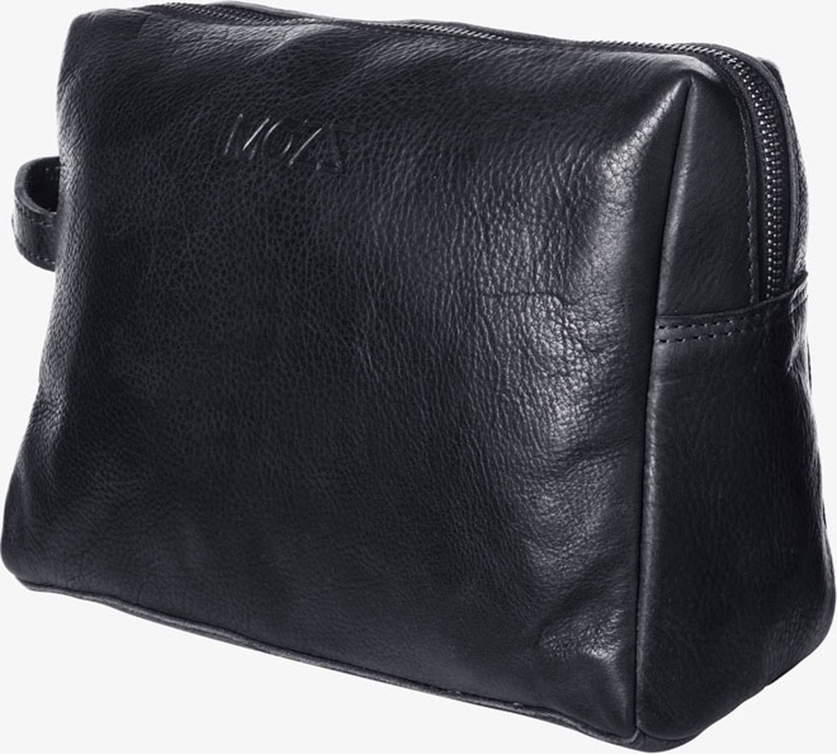 MOZZ BAGS - Luxe Toilettas 100% Leer - Zwart