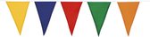 VlagDirect - regenboog vlaggenlijn - feest slingers - verjaardag versiering vlaggetjes - 5 x 10 meter - voordeel verpakking.