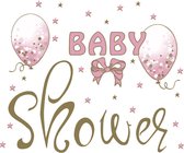 1 Pakje papieren lunch servetten - Baby Shower Pink - Kraamfeest - Baby meisje - 20 servetten
