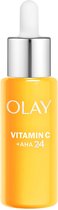 Olay Vitamine C Serum - AHA + 99% Pure Niacinamide - Anti-pigmentvlekken - Egaliseert, Hydrateert - 40ml