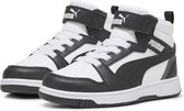 PUMA Puma Rebound V6 Mid AC+ PS Unisex Sneakers - PUMA White-PUMA Black-Shadow Gray - Maat 31