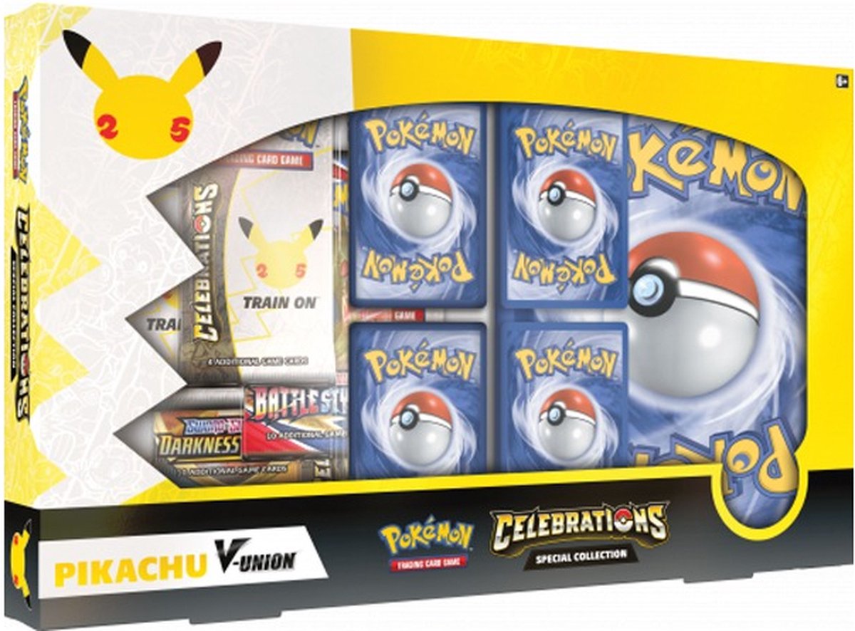 Pokémon Celebrations Pikachu V Union Special Collection Box - Pokémon Kaarten — cadeau in Spellen & Speelgoed - foto 6