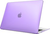 Hoes compatibel met MacBook Air 13 (2018-2020 versie) A2337(M1)/A2179/A1932, ultradunne harde beschermhoes Snap Case compatibel met MacBook Air 13" Retina, lavendel, mat
