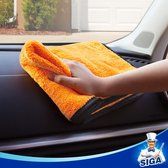 microvezeldoeken autodroogdoek schoonmaakdoeken voor huishoudelijke reiniging en autoverzorging, ideale autopoetsdoek voor het reinigen van auto's en motoren, 3 stuks