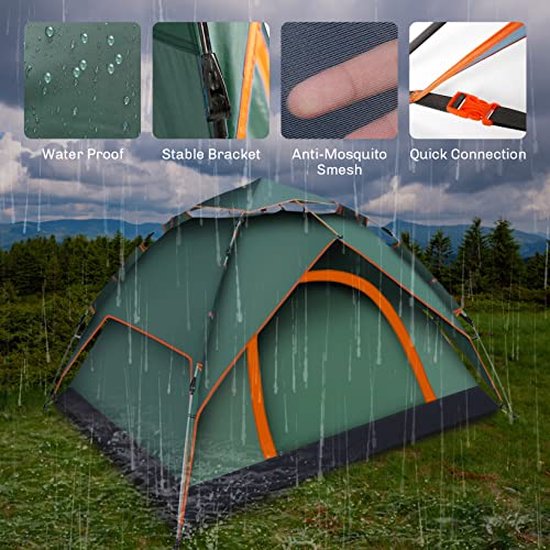 Top 5 Tentes de Camping Familiale pour 4-6 Personnes: Légère, Étanche