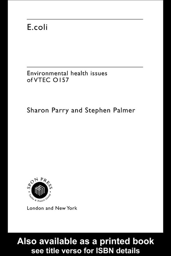 Clay’s Library of Health and the Environment - E.coli - cover