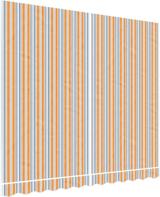 vidaXL - Toile de remplacement - pour - auvent - rayé - 3x2,5 - m - multicolore