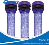 Dyson DC33c Allergy Musclehead Parquet Filter Set van Plus.Parts® geschikt voor Dyson - 3 stuks