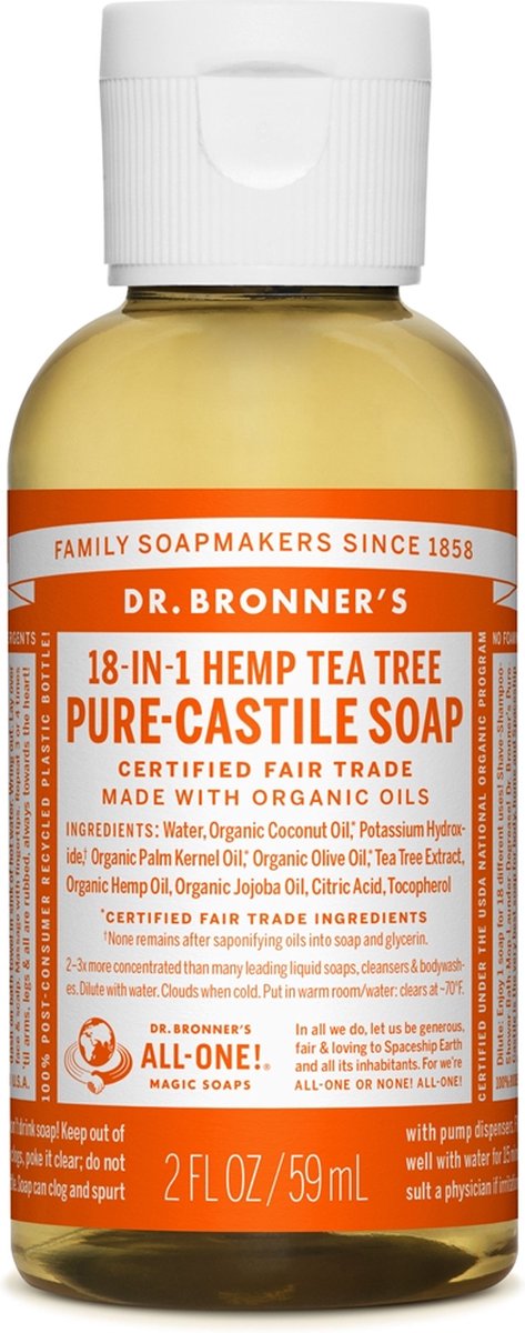 Dr. Bronner's - Vloeibare zeep Tea Tree