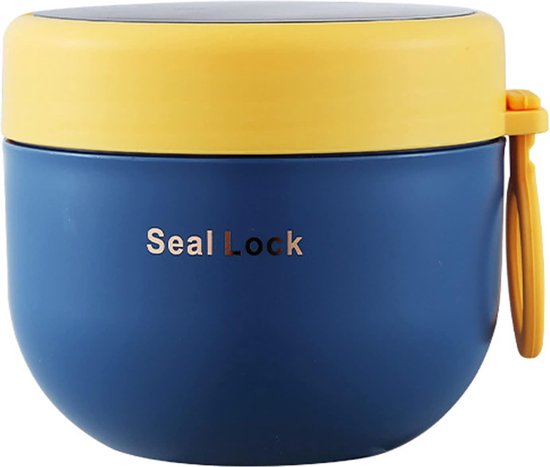 Foto: Lekvrije muesli to go beker 600ml ideale lunchbox voor yoghurt salades en havermout