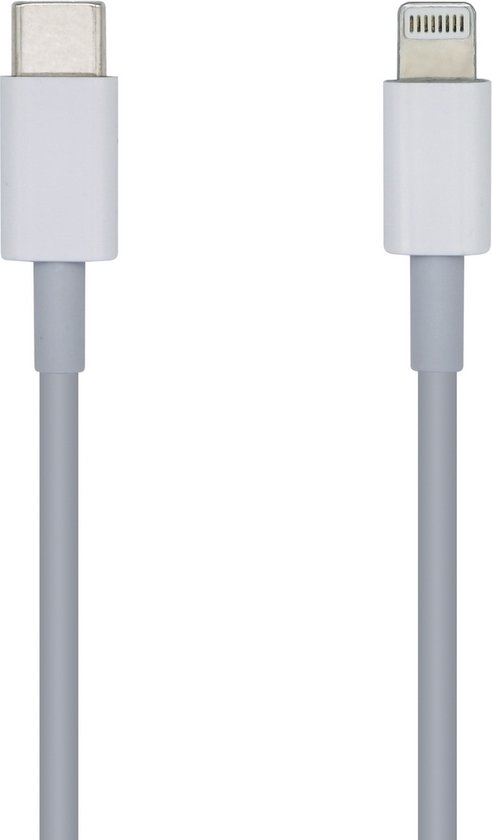 Câble USB-C vers Lightning Aisens PD 2A Wit 1 m