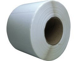DULA Compatible Zebra Labels 70x50mm - 1000 etiketten per rol - kern 45mm - Wit - Permanent - 1 rol