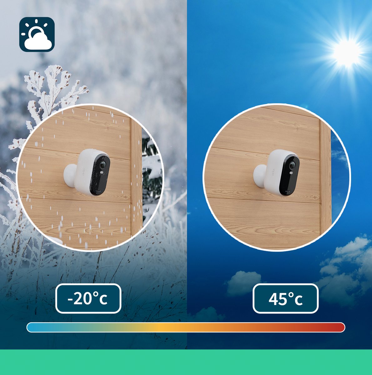Afbeelding 3 van Arlo Essential HD draadloze beveiligingscamera voor buiten - 2 IP-Camera's