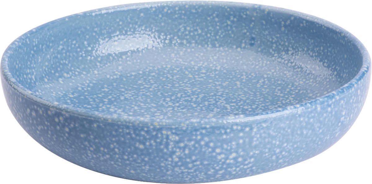 Colori Del Sud - Cazorla - Schaal - ø 27 cm - Blauw - Aardewerk - Serveerschaal