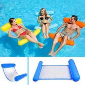 Drijvende Ligstoel - Opblaasbaar - Volwassenen - Comfortabel Waterligbed - Zwembad Lounge - Strandstoel - Ontspanning en Plezier - Blauw