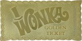 Charlie and the Chocolate Factory: Willy Wonka Collector's Edition Golden Ticket Replica
