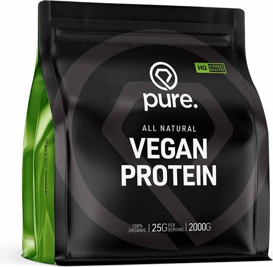 Pure. Vegan Protein - 2000gr - eiwitten - plantaardige eiwitshake - low carb dieet van Pure — afbeelding 3