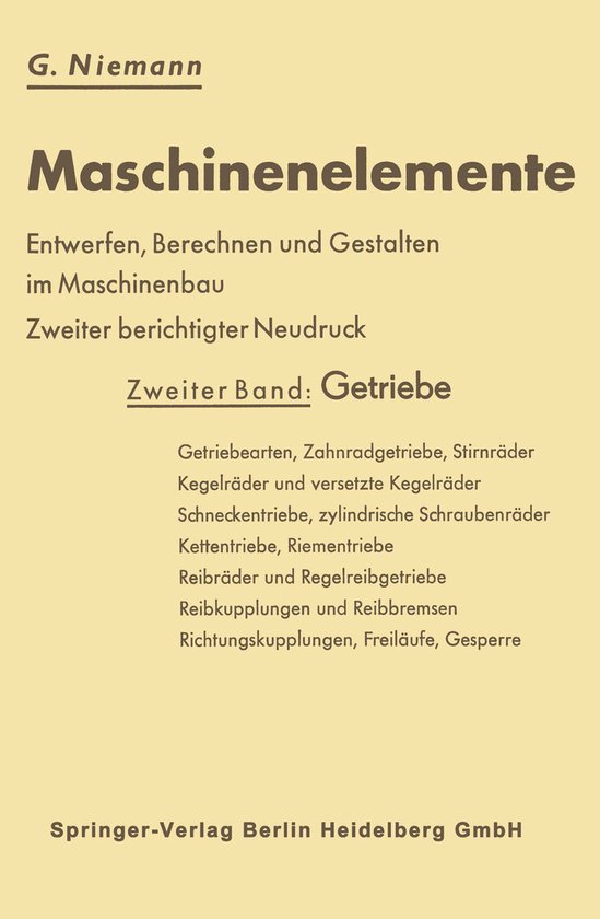 Maschinenelemente - cover