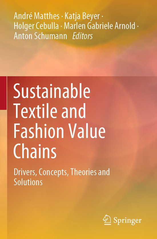 Sustainable Textile and Fashion Value Chains - cover