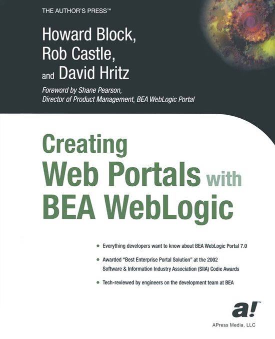 Creating Web Portals with BEA WebLogic - cover