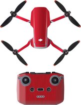 Stickerset - Red Metal - Drone en controller - DJI Mini 2