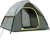 Campingtent, lichte tent voor 2-3 personen (legergroen)