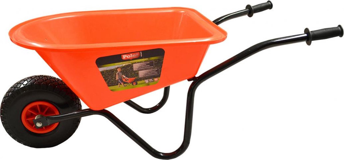 Kinderkruiwagen rood extra sterk POLET