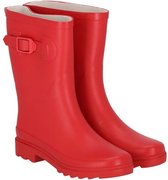 Rode damesregenlaars Rubber Rain Boots van XQ 39