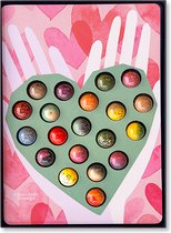 Box of love Bonbons - 20 Luxe Bonbons - Chocolade Cadeau - Liefde - Ambachtelijke bonbons - Luxe Verpakking