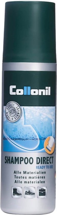 Collonil Shampoo Direct | reiniger met opbrengspons voor glad leer, suède, nubuck en textiel | 100 ml