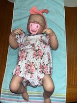 50cm Afgewerkt Reborn Babypoppen Loulou Eenling Meisje Levensecht Siliconen Vinyl Nieuwgeboren 3d Huid Zichtbare Aderen DIY Speelgoed voor Meisjes