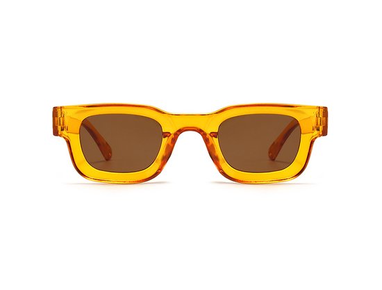 Festival Zonnebril - Oranje - 2024 - Festival bril - Techno - Rave glasses van FESTI — afbeelding 2