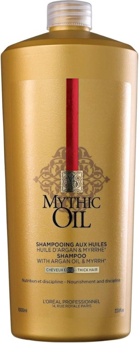 L'Oreal - Mythic Oil Shampoo Dik Haar - 1000ml